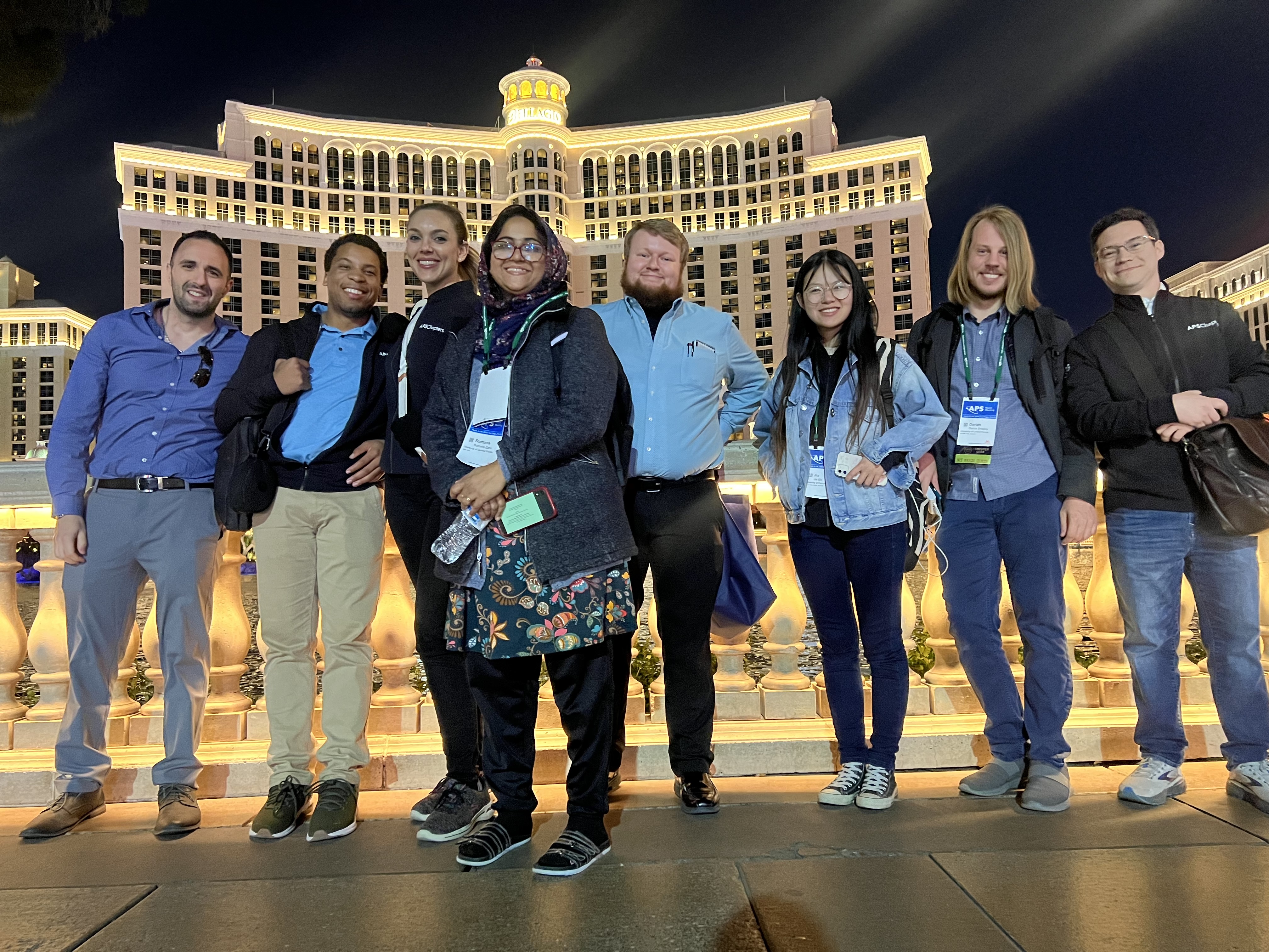 UCF graduate students at March Meeting 2023 in Las Vegas, Nevada