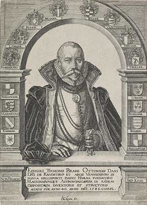 Portrait of Tycho Brahe by Jacques de Gheyn