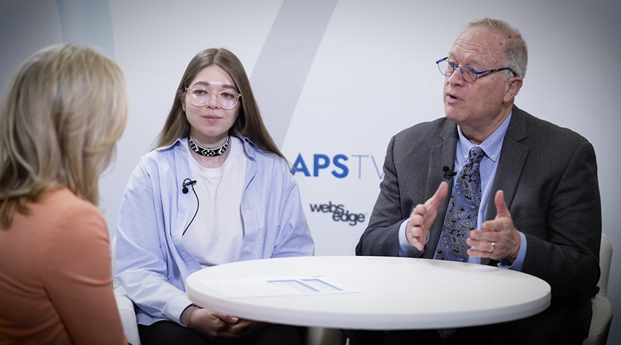 Polina Kofman and Kevin Kase talk on APSTV